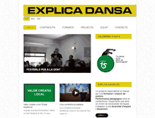 Tablet Screenshot of explicadansa.com